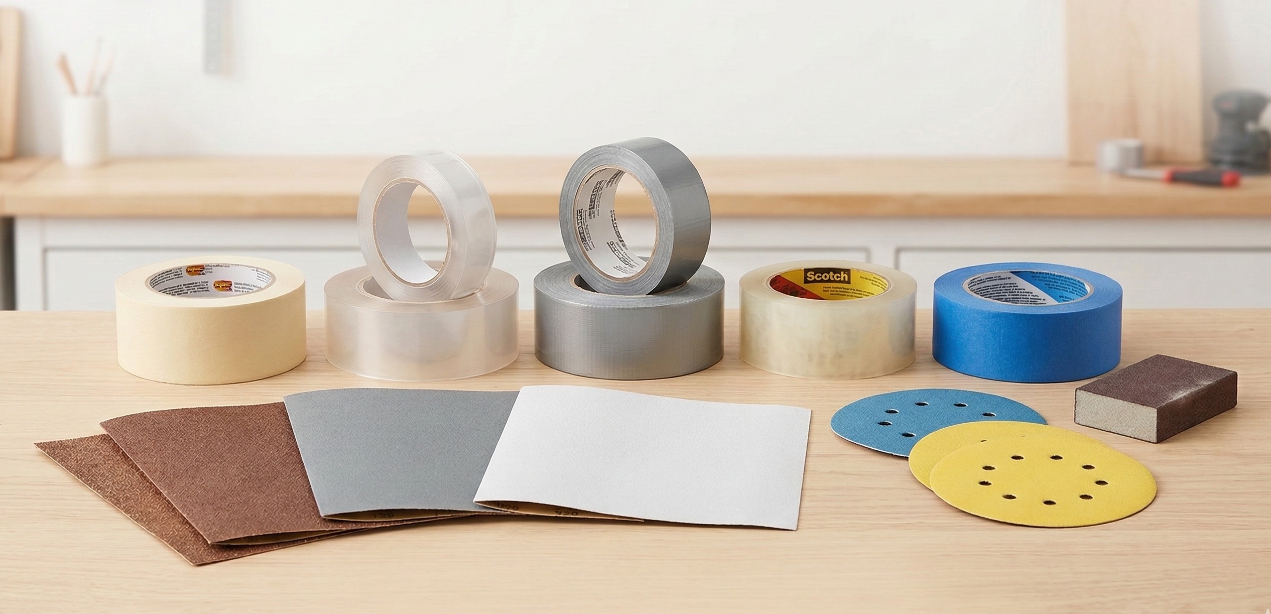 Todo tipo de cintas y lijas